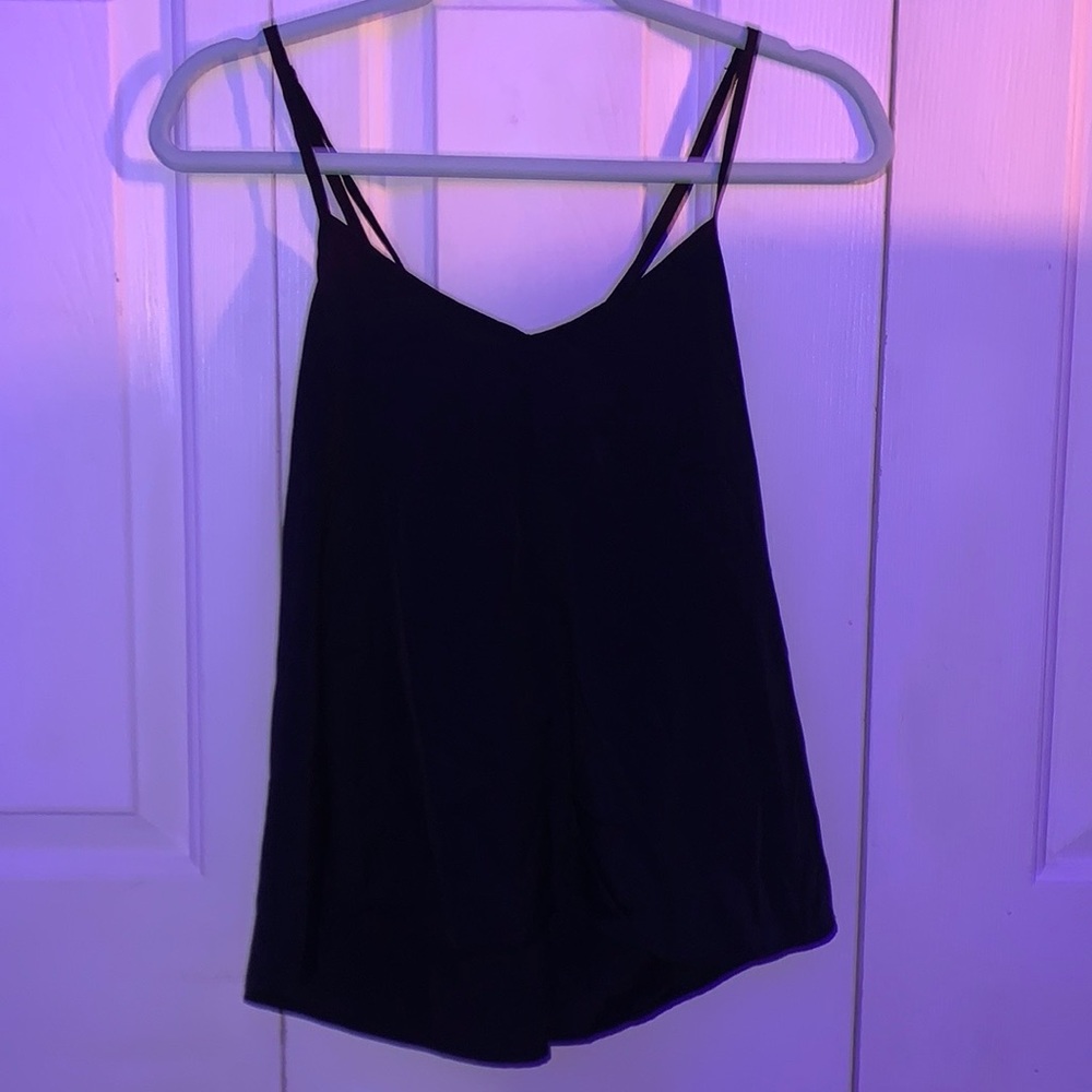 hollister silk tank top